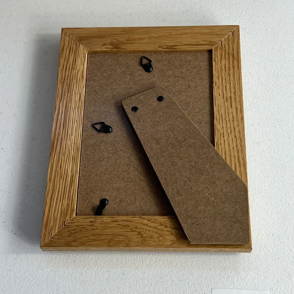 Vintage Wood Grain Picture Frame Fits 5x7 Photos